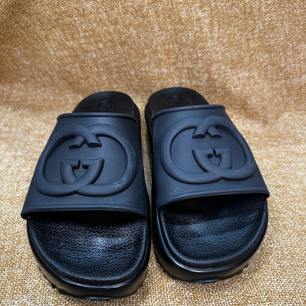 Gucci Black Slide Sandals for Women or men